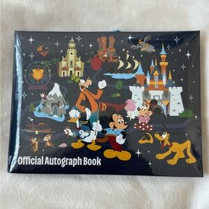 New sealed set of 3 Disneyland Resort Black Autograph Souvenir Books